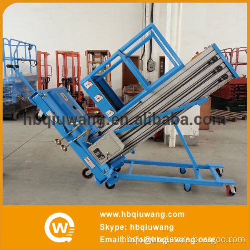Tilt-back Single Mast Vertical Lift Table